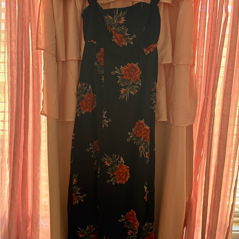 Floral Blue Dress